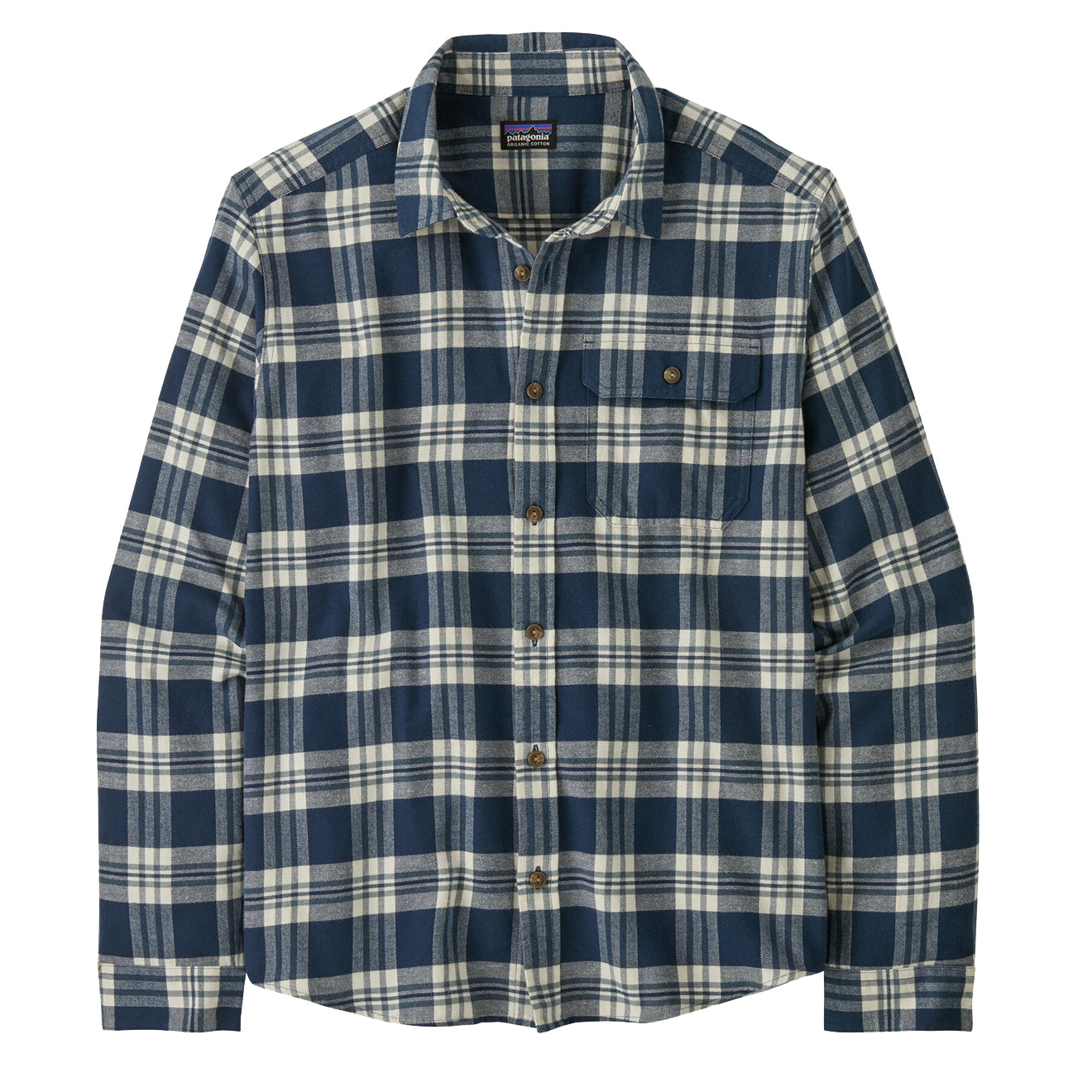 Patagonia L/S Lightweight Fjord Flannel Shirt Base Camp / New Navy - Parasol Store