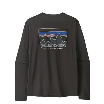Patagonia L/S Cap Cool Daily Shirt '73 Skyline Black