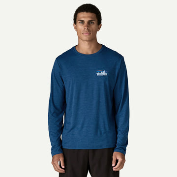 Patagonia L/S Cap Cool Daily Shirt '73 Skyline Black