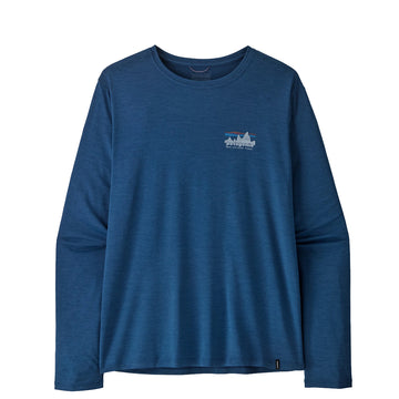 Patagonia L/S Cap Cool Daily Shirt '73 Skyline Clement Blue Light Clement Blue X-Dye
