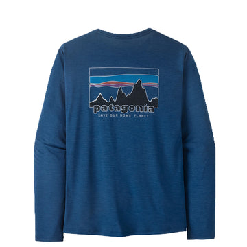 Patagonia L/S Cap Cool Daily Shirt '73 Skyline Clement Blue Light Clement Blue X-Dye