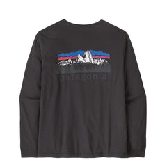 Patagonia L/S Fitz Roy Foothills T-Shirt Ink Black