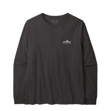 Patagonia L/S Fitz Roy Foothills T-Shirt Ink Black