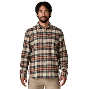 Patagonia L/S Lightweight Fjord Flannel Shirt Paw Dried Vanilla - Parasol Store