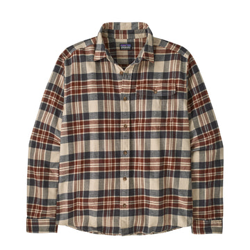 Patagonia L/S Lightweight Fjord Flannel Shirt Paw Dried Vanilla - Parasol Store