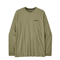 Patagonia L/S P-6 Logo Responsibili-Tee P-6 Outline Gumtree Green - Parasol Store