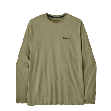 Patagonia L/S P-6 Logo Responsibili-Tee P-6 Outline Gumtree Green - Parasol Store