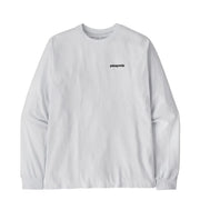 Patagonia L/S P-6 Logo Responsibili-Tee White - Parasol Store