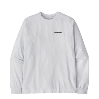 Patagonia L/S P-6 Logo Responsibili-Tee White - Parasol Store