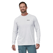 Patagonia L/S P-6 Logo Responsibili-Tee White - Parasol Store
