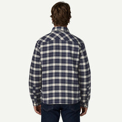 Patagonia Lightweight Insulated Fjord Flannel Shirt Evergreen Fjord / Smolder Blue