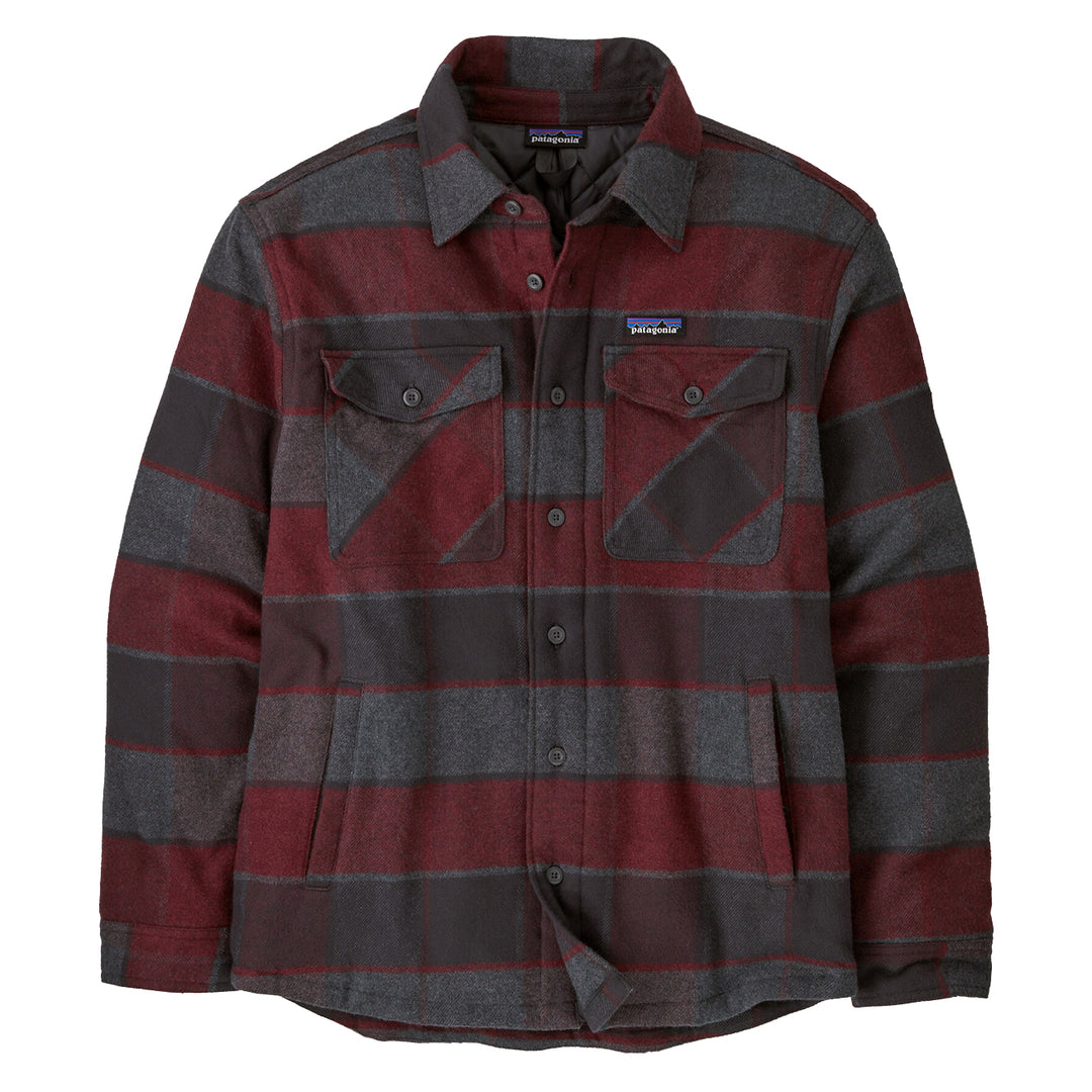 Patagonia Lightweight Insulated Fjord Flannel Shirt William / Ink Black - Parasol Store