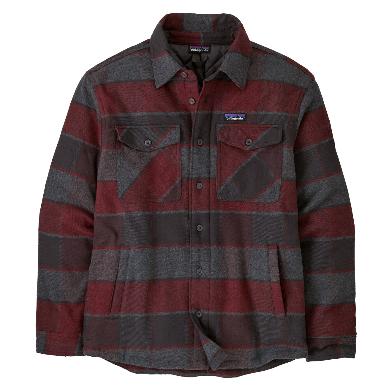 Patagonia Lightweight Insulated Fjord Flannel Shirt William / Ink Black - Parasol Store