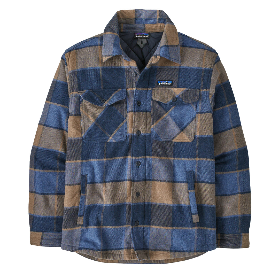 Patagonia Lightweight Insulated Fjord Flannel Shirt William / Smolder Blue - Parasol Store