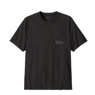 Patagonia MW '95 Oval Logo Pocket Tee Black