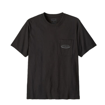 Patagonia MW '95 Oval Logo Pocket Tee Black
