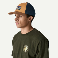 Patagonia P-6 Logo LoPro Trucker Hat Talon Gold - Parasol Store