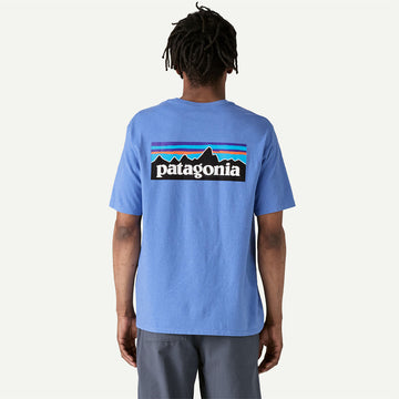 Patagonia P-6 Logo Responsibili-Tee Abundant Blue - Parasol Store