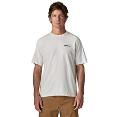 Patagonia P-6 Logo Responsibili-Tee Fiber White
