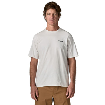 Patagonia P-6 Logo Responsibili-Tee Fiber White