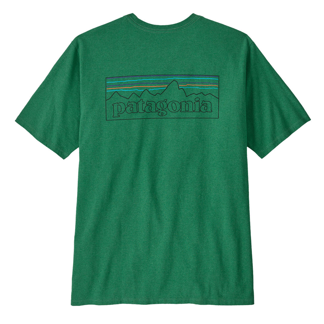 Patagonia P-6 Logo Responsibili-Tee P-6 Outline / Heartleaf Green - Parasol Store