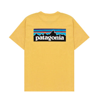 Patagonia P-6 Logo Responsibili Tee Milled Yellow - Parasol Store