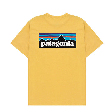 Patagonia P-6 Logo Responsibili Tee Milled Yellow - Parasol Store