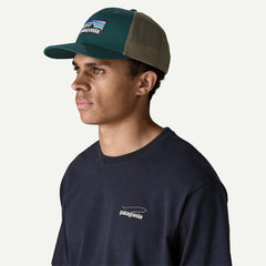 Patagonia P-6 Logo Trucker Hat Cascade Green - Parasol Store