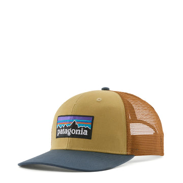 Patagonia P-6 Logo Trucker Hat Lynx Tan