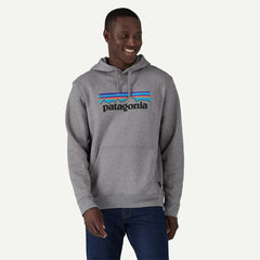 Patagonia P-6 Logo Uprisal Hoody Gravel Heather - Parasol Store