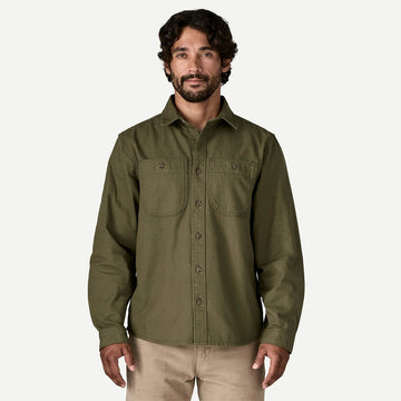 Patagonia Point Reyes Canvas Shirt Basin Green - Parasol Store