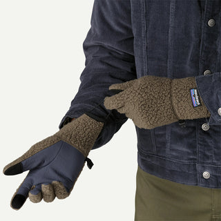 Patagonia Retro Pile Fleece Gloves Marlow Brown - Parasol Store