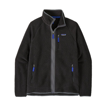 Patagonia Retro Pile Fleece Jacket Black / Forge Grey - Parasol Store