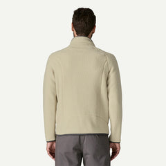 Patagonia Retro Pile Fleece Jacket Pelican w/Smolder Blue - Parasol Store