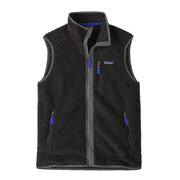 Patagonia Retro Pile Fleece Vest Black / Forge Grey - Parasol Store