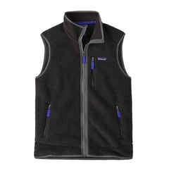 Patagonia Retro Pile Fleece Vest Black / Forge Grey - Parasol Store