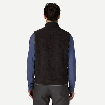 Patagonia Retro Pile Fleece Vest Black / Forge Grey - Parasol Store
