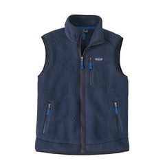 Patagonia Retro Pile Fleece Vest New Navy w/Sunken Blue - Parasol Store