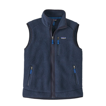 Patagonia Retro Pile Fleece Vest New Navy w/Sunken Blue