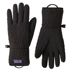 Patagonia Retro Pile Gloves Black - Parasol Store