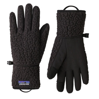 Patagonia Retro Pile Gloves Black - Parasol Store