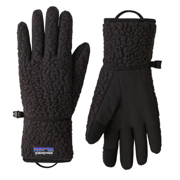 Patagonia Retro Pile Gloves Black - Parasol Store
