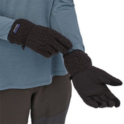 Patagonia Retro Pile Gloves Black - Parasol Store