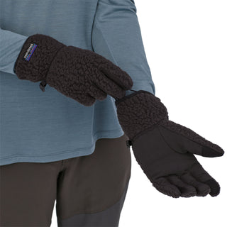 Patagonia Retro Pile Gloves Black - Parasol Store