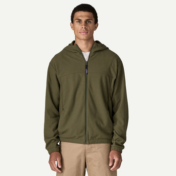 Patagonia Textured Fleece Hoody Black - Parasol Store