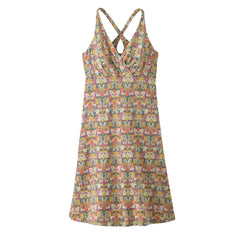 Patagonia Womens Amber Dawn Dress Butterfly Geo Weathered Stone