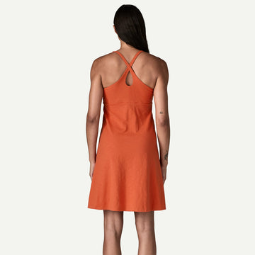 Patagonia Womens Amber Dawn Dress Butterfly Geo Weathered Stone