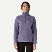 Patagonia Womens Better Sweater 1/4 Zip Concrete Purple - Parasol Store