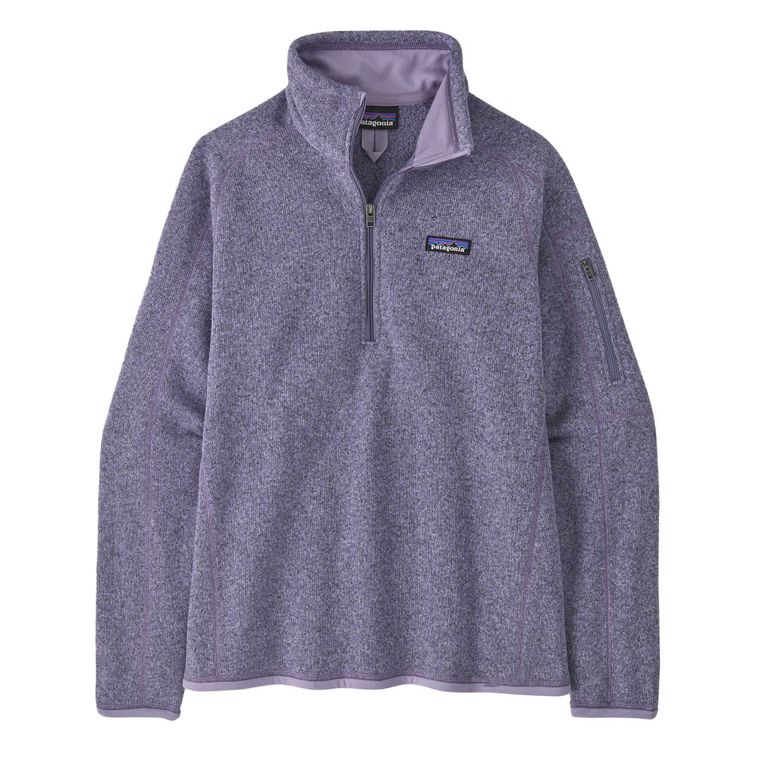 Patagonia Womens Better Sweater 1/4 Zip Concrete Purple - Parasol Store