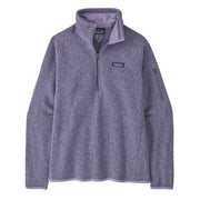 Patagonia Womens Better Sweater 1/4 Zip Concrete Purple - Parasol Store